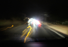 Blurred Vision Driving